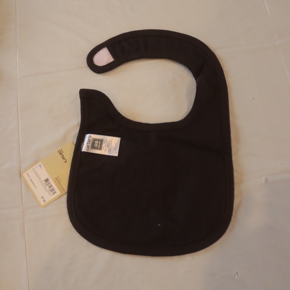 CARTER'S Little Layette OS Teething Bib Bananas over Mommy. Monkey - Picture 3 of 4